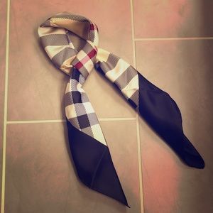 Burberry exploded check silk square scarf